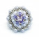 Брошь Ducharme Little Star Dove Grey Lilac